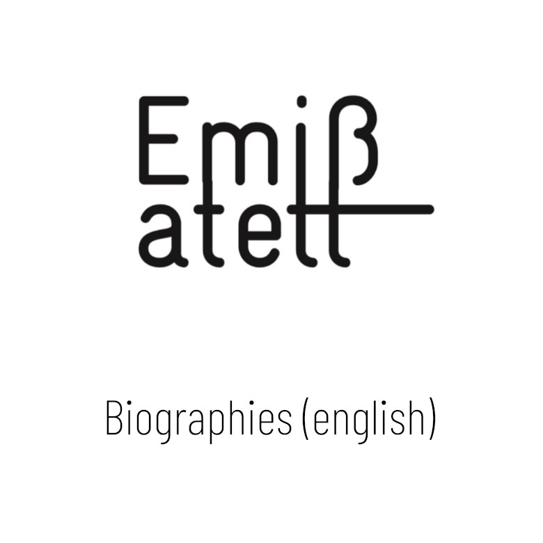 Emiszatett: Biographies English